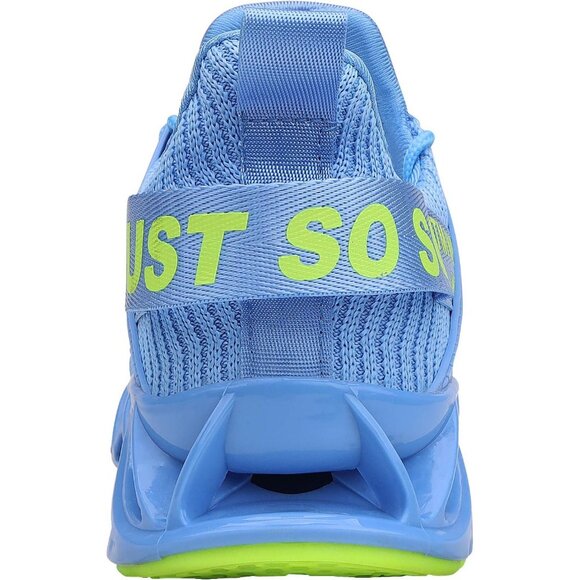 Women's Light Blue Green Running Walking Tennis Blade Athletic Sneakers Shoes - Picture 5 of 7